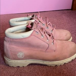 Pink Timberland Boots